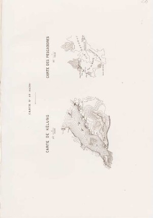 Carte No. 19 (suite). Carte de Kélung. Carte des Pescadores