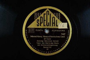 Marechiare, neapolitanisches Lied / (P. Tosti)