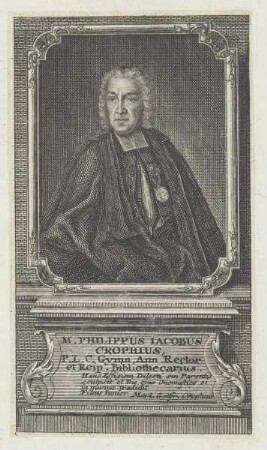 Bildnis des Philippus Iacobus Crophius