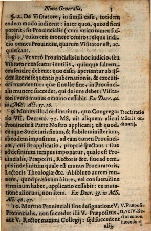 Canones Nonae Congregationis generalis