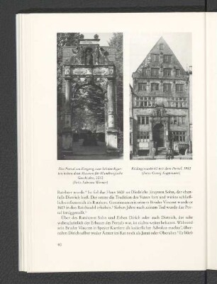 Das Portal am Eingang zum Schmuckgarten neben dem Museum für Hamburgische Geschichte, 2012 (Foto: Sabrina Werner)