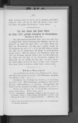Der von Jacob und Hans Mors im Jahre 1621 gekaufte Hausplatz im Wandrahmen. : (Nachtrag zu Seite 96.)
