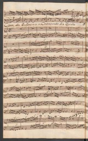 17. Canon alla Duodecima in Contrapuncto alla Quinta