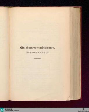 4: König Heinrich der Achte. Romeo und Julia. Ein Sommernachtstraum