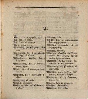 Neugriechisch-deutsches und deutsch-neugriechisches Taschenwörterbuch, 2