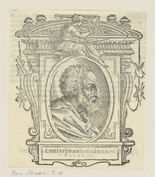 Bildnis des Cristofano Gherardi (Vasari, Vite, 1568)