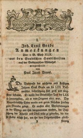 Repertorium für biblische und morgenländische Litteratur, 4. 1779