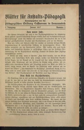 Zum neuen Jahr