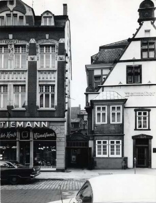 Exterstraße mit Blick auf den Detmolder Hof