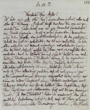 Brief an Alfred Mello