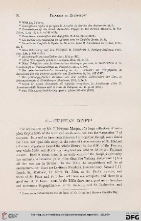 Progress of Egyptology : christian Egypt