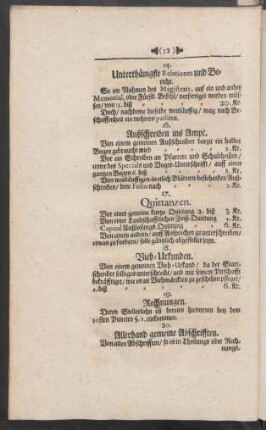 15. Unterthänigste Relationes und Bericht