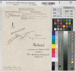 Laasphe (Laasphe), Separation Laasphe, Urkarte I Niederlaasphe Flur 1