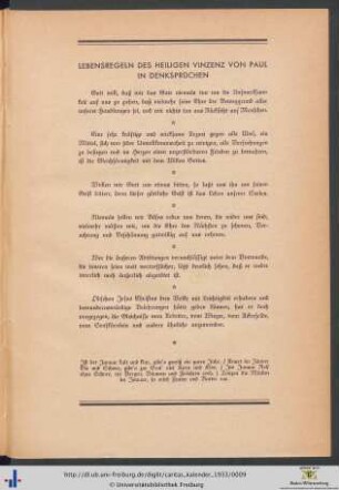 Lebensregeln.