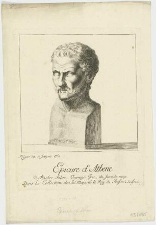 Bildnis des Epicure d'Athene