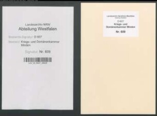 Amt Hausberge - Vogtei Übernstieg - Bauerschaft Lerbeck: Unterlagen der Revisionskommission