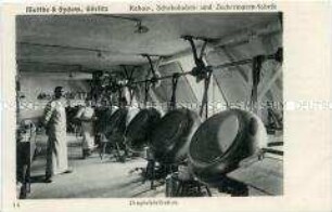 Werbung des Schokoladen- und Süßwarenherstellers "Mattke & Sydow" in Görlitz