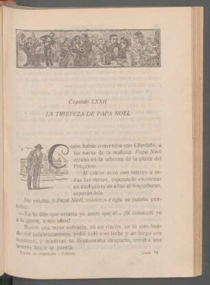 Capítulo LXXII - La tristeza de Papa Noel