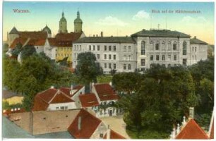 Wurzen. Blick auf die Mädchenschule