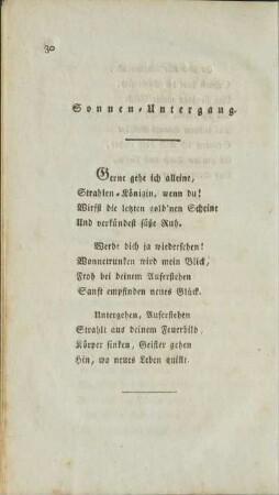 Sonnen-Untergang.