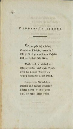 Sonnen-Untergang.