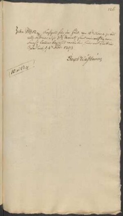 ... Kostgeld ... Quedlinburg den 4 Febr: 1793 ...