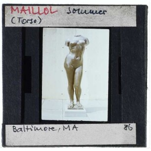 Maillol, l'Été (Serie) : (Torsoversion)