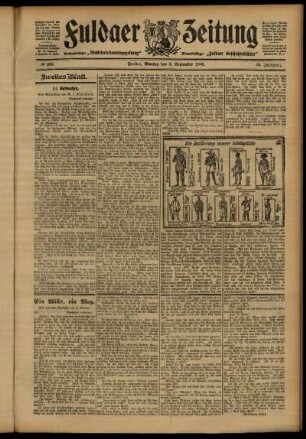 Zweite Ausgabe vom Montag, den 03. September 1906.