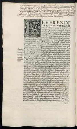 Reverendi, Illustres, Venerabiles, Doctissimique Viri, Domnini gratiosi ac iugiter venerandi. Non me diocriter doluimus ...