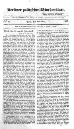 No 12, 24. März 1837