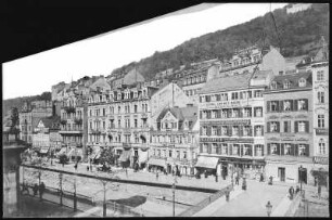 Karlsbad. Kreuzstraße mit Haus Stockholm