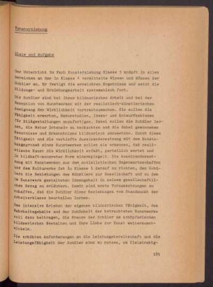Kunsterziehung