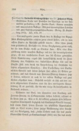 690-694 [Rezension] Alzog, Johann Baptist, Handbuch der Universal-Kirchengeschichte; 2. Band; 9. Aufl