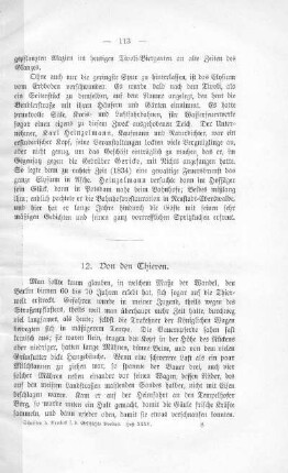 12. Von den Thieren