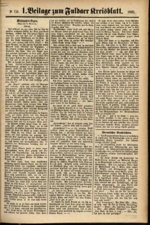 Zweite Ausgabe vom Samstag, den 21. Dezember 1895.