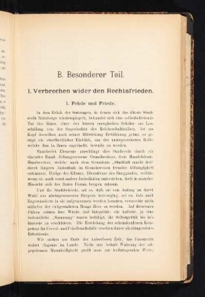 1. Fehde und Friede.