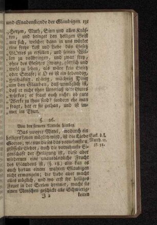 §. 26. Von den fernern Mitteln hierbey.