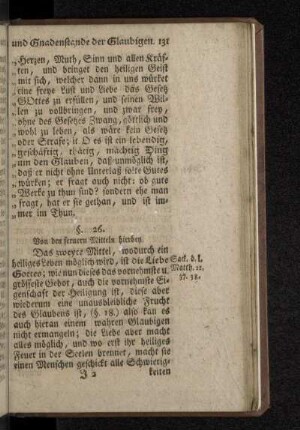 §. 26. Von den fernern Mitteln hierbey.