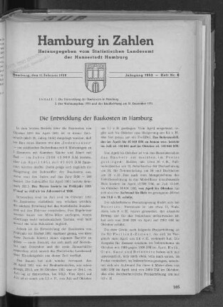 Die Entwicklung der Baukosten in Hamburg