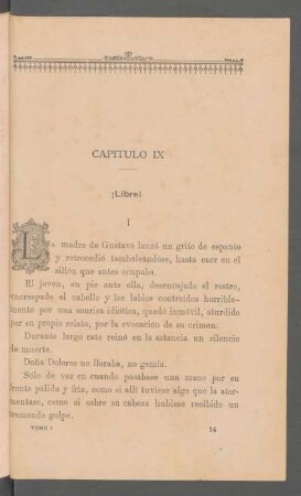 Capítulo IX - ¡Libre!