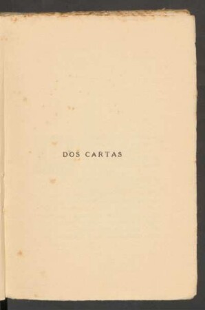 Dos cartas