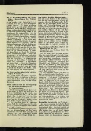 ¬Die¬ 15. Generalversammlung des Katholischen Lehrerverbandes des Deutschen Reiches