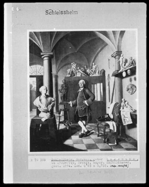 Pendants mit Künstlerbildnissen