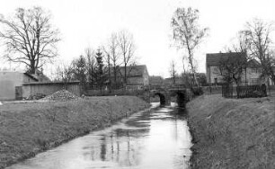 Göda-Prischwitz. Brücke über das Schwarzwasser