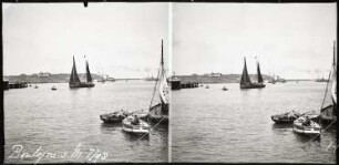 Boulogne-sur-Mer. Hafeneinfahrt