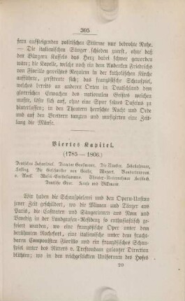 Viertes Kapitel. (1785-1806.)