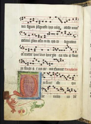 Zierinitiale (Commune sanctrorum): Q(ui sunt)
