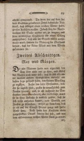 Zweites Abschnittgen. Max wird Mäxgen.