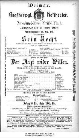 Sein Recht