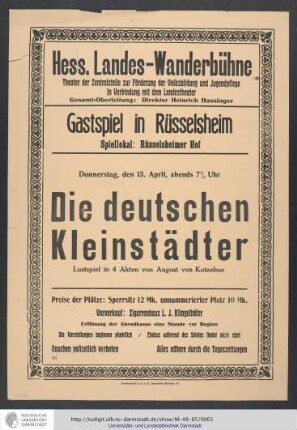 Hess. Landes-Wanderbühne